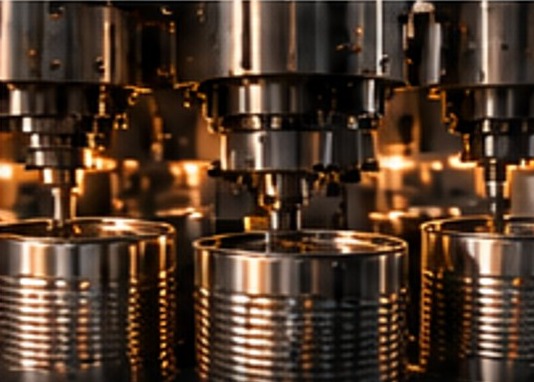 Illustrative can seaming machinery